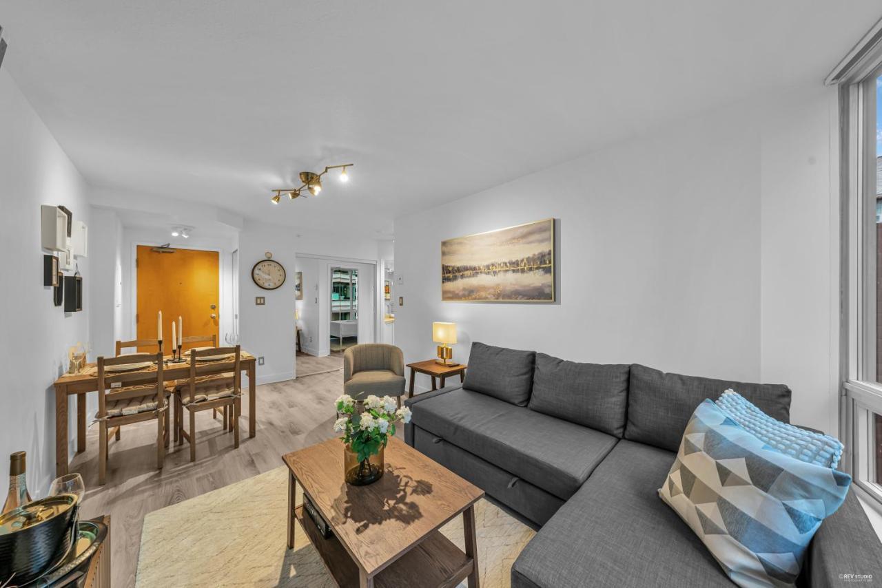 1-Br Condo In Downtown Coal Harbour With Parking And City Views 溫哥華 外观 照片